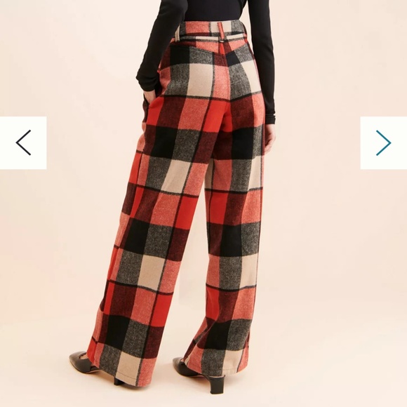 AFRM Willis Plaid Pants - Picture 3 of 6